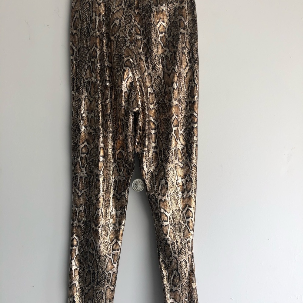 Urban Outfitters reptile sequin pant